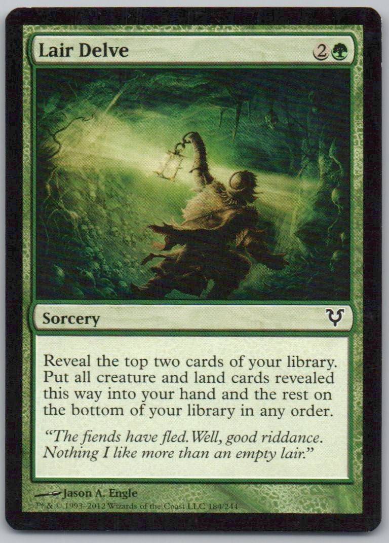 Lair Delve 184 Normal Sorcery Card - Avacyn Restored