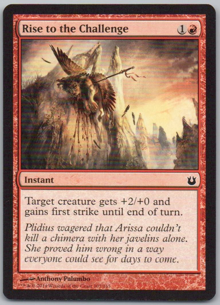 Rise to the Challenge 107 Normal Instant Card - Born of the Gods