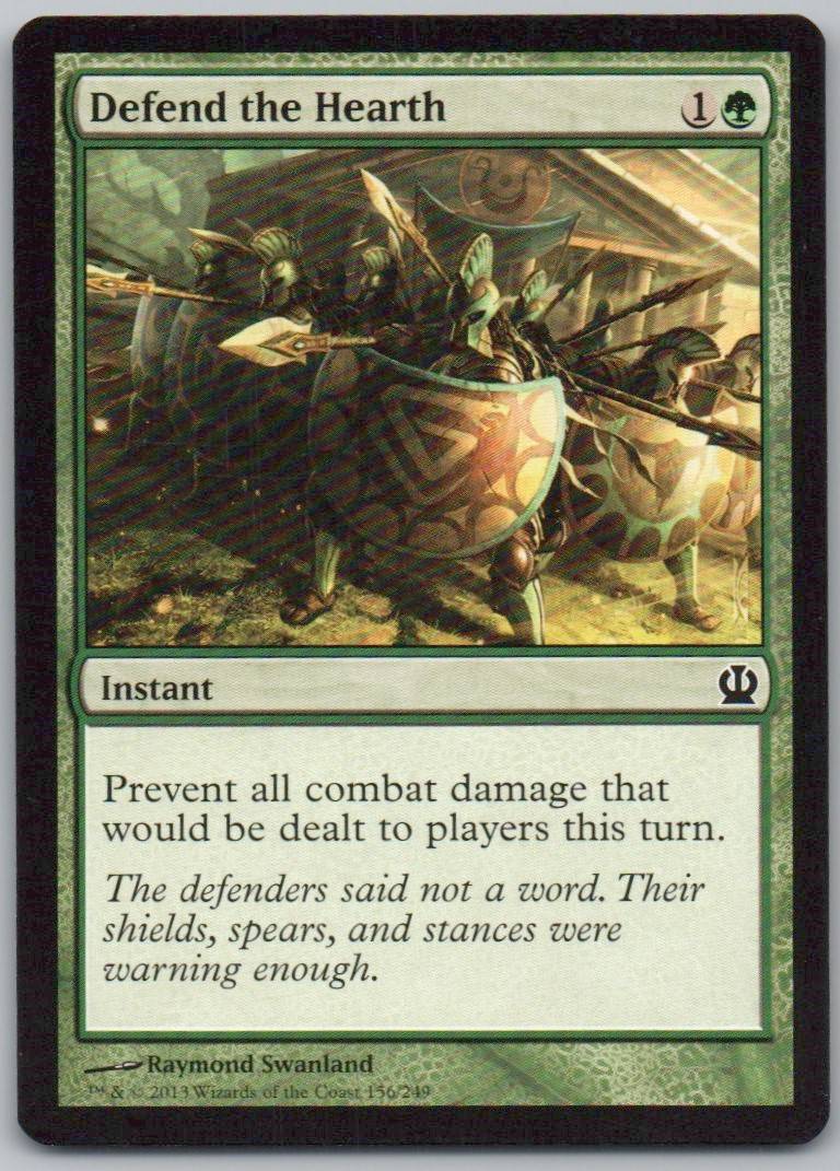 Defend the Hearth 156 Normal Instant Card - Theros