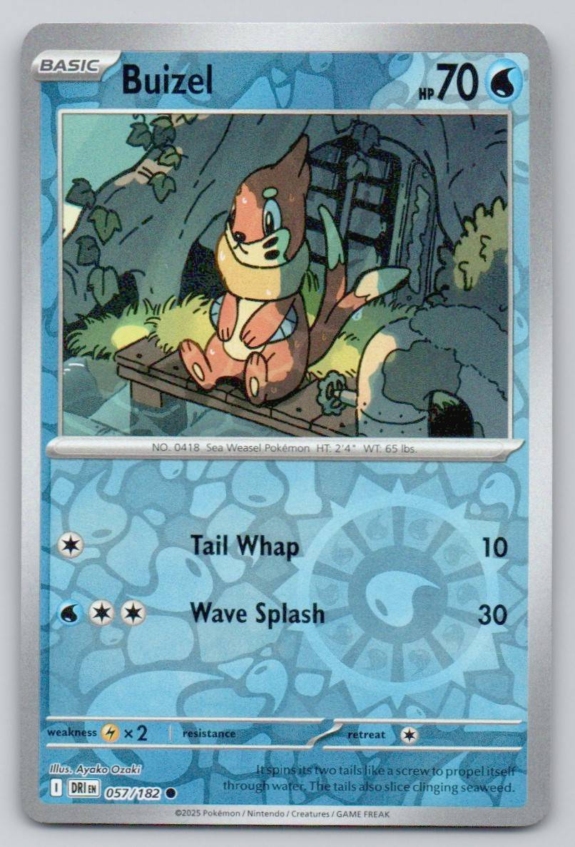 Buizel 057 REV Card - Destined Rivals
