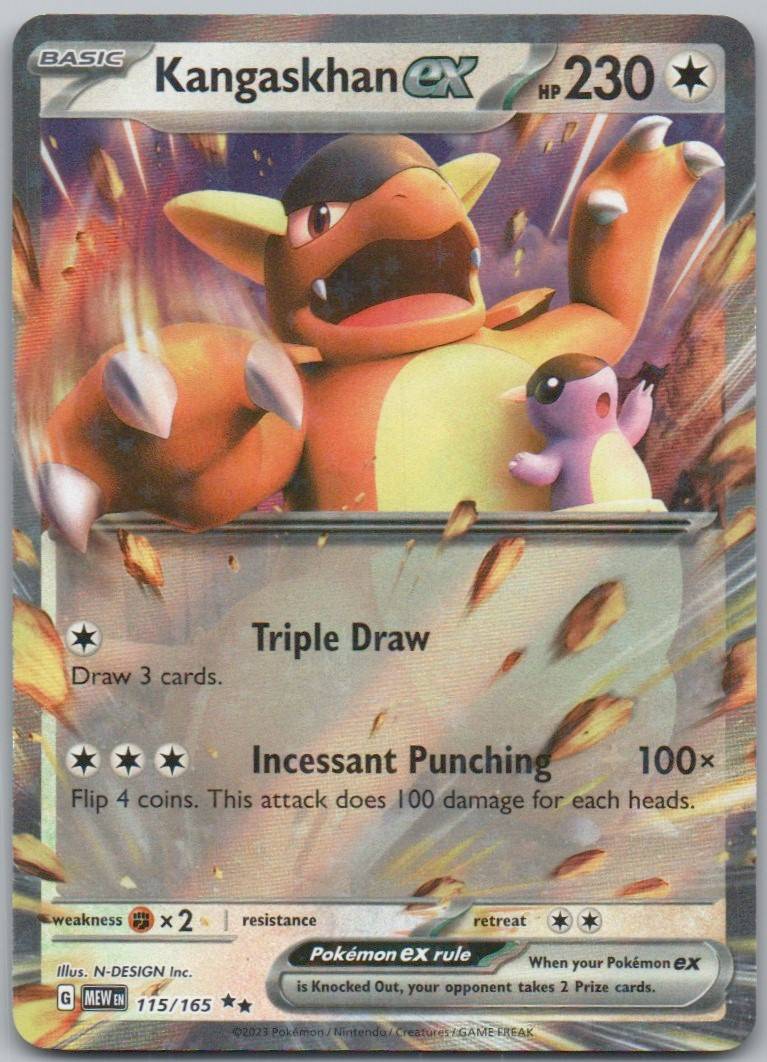 Kangaskhan ex 115 NOR Card - 151