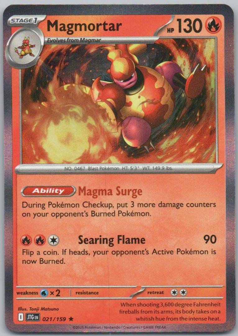 Magmortar 021 NOR Card - Journey Together