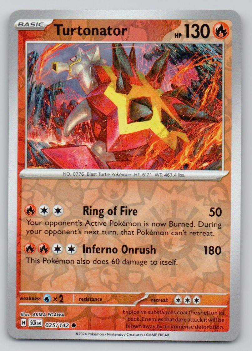 Turtonator 025 REV Card - Stellar Crown