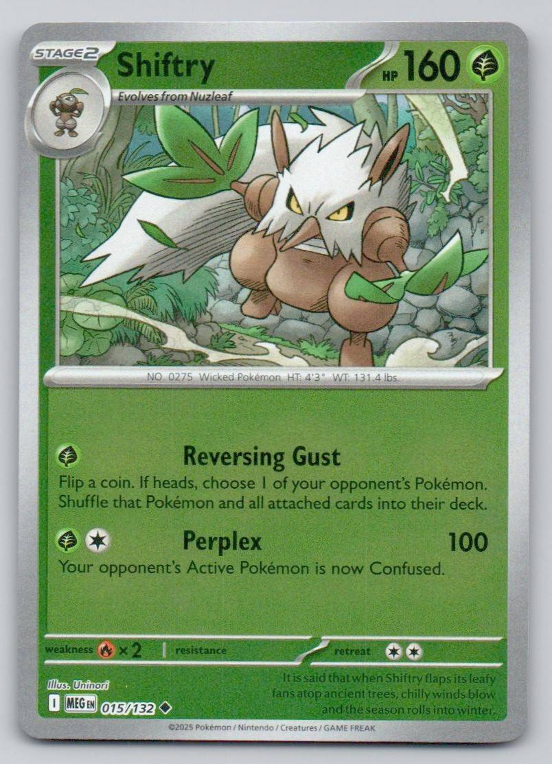 Shiftry 015 REV Card - Mega Evolution