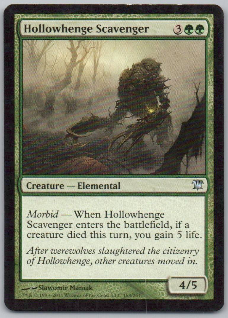 Hollowhenge Scavenger 188 Normal Creature Card - Innistrad
