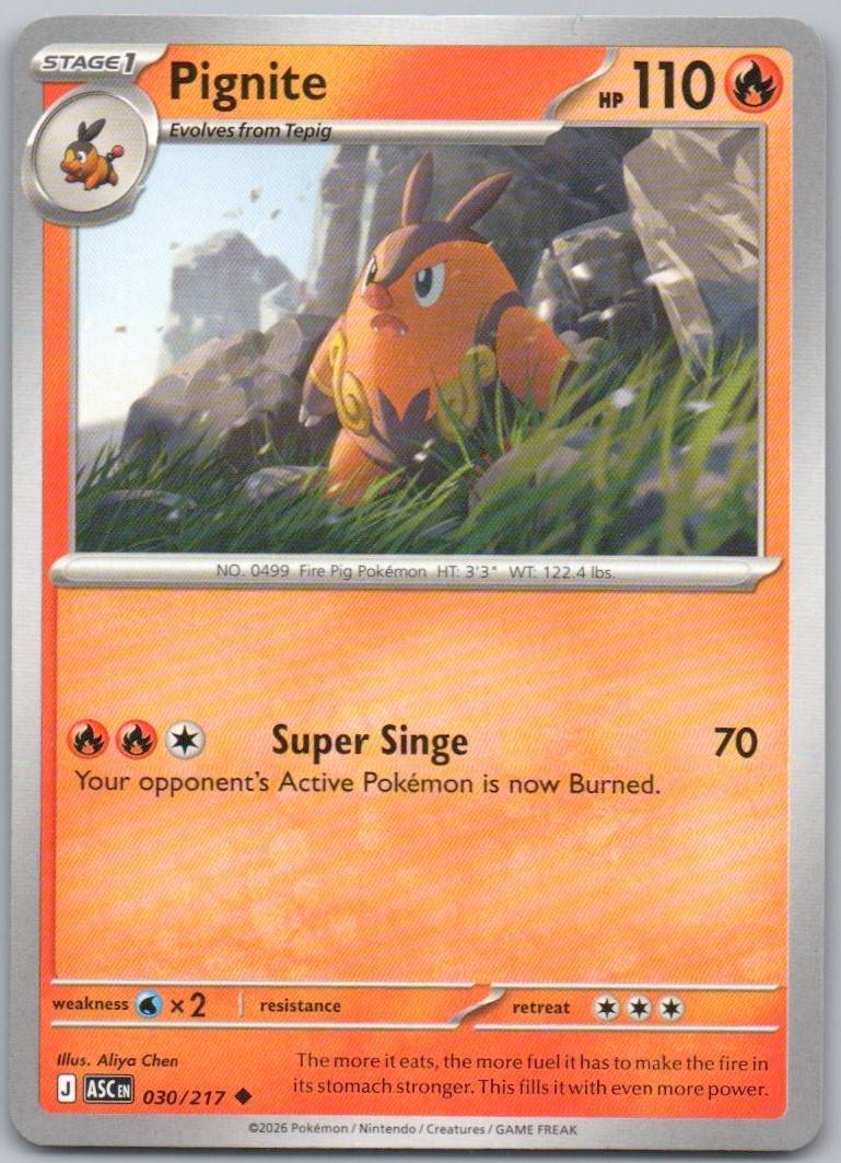 Pignite 030 NOR Card - Ascended Heroes
