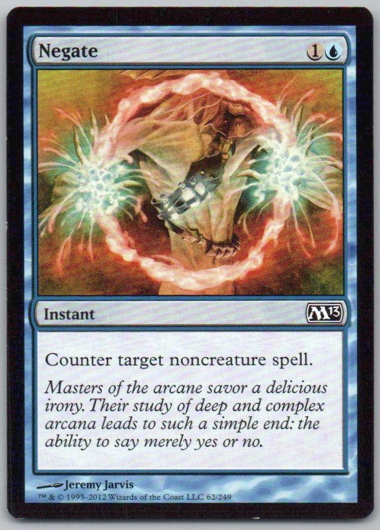 Negate 62 Normal Instant Card - Magic 2013