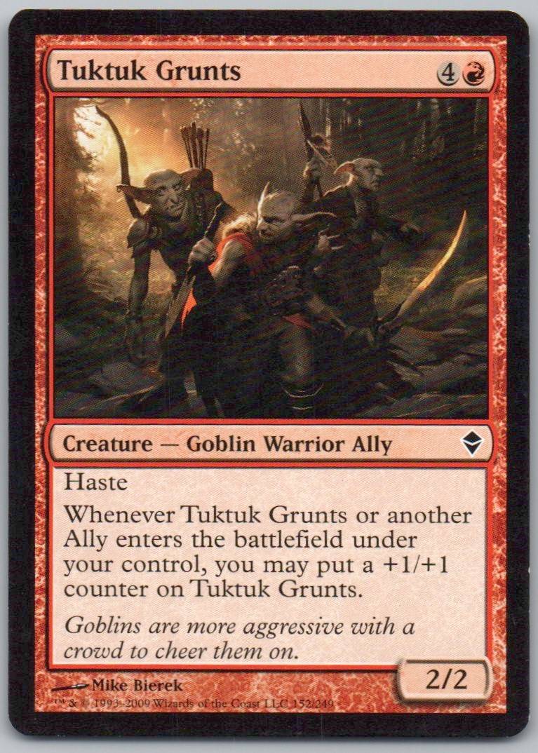 Tuktuk Grunts 152 Normal Creature Card - Zendikar