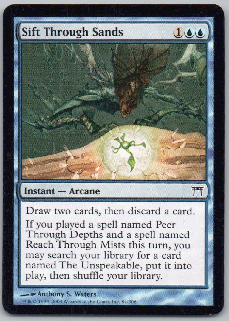 Sift Through Sands 84 Normal Instant Card - Champions of Kamigawa