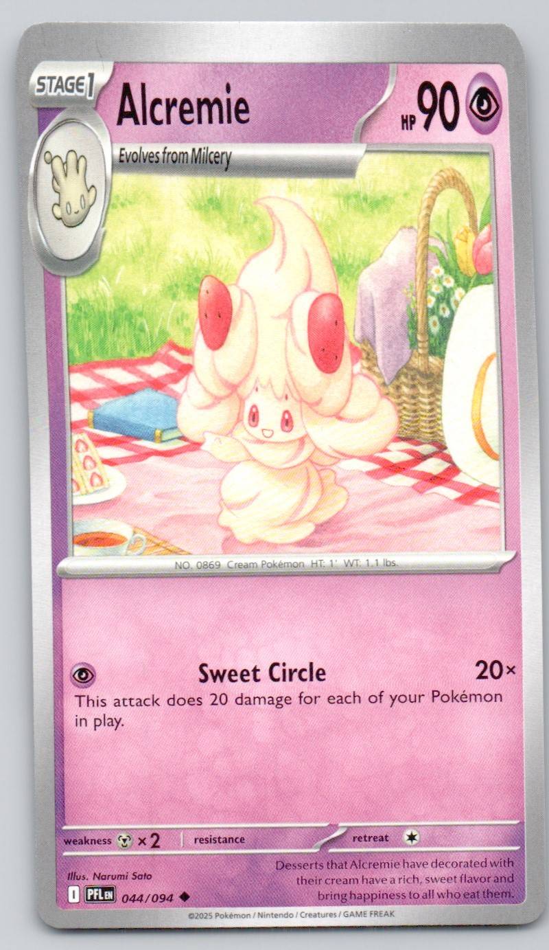 Alcremie 044 NOR Card - Phantasmal Flames