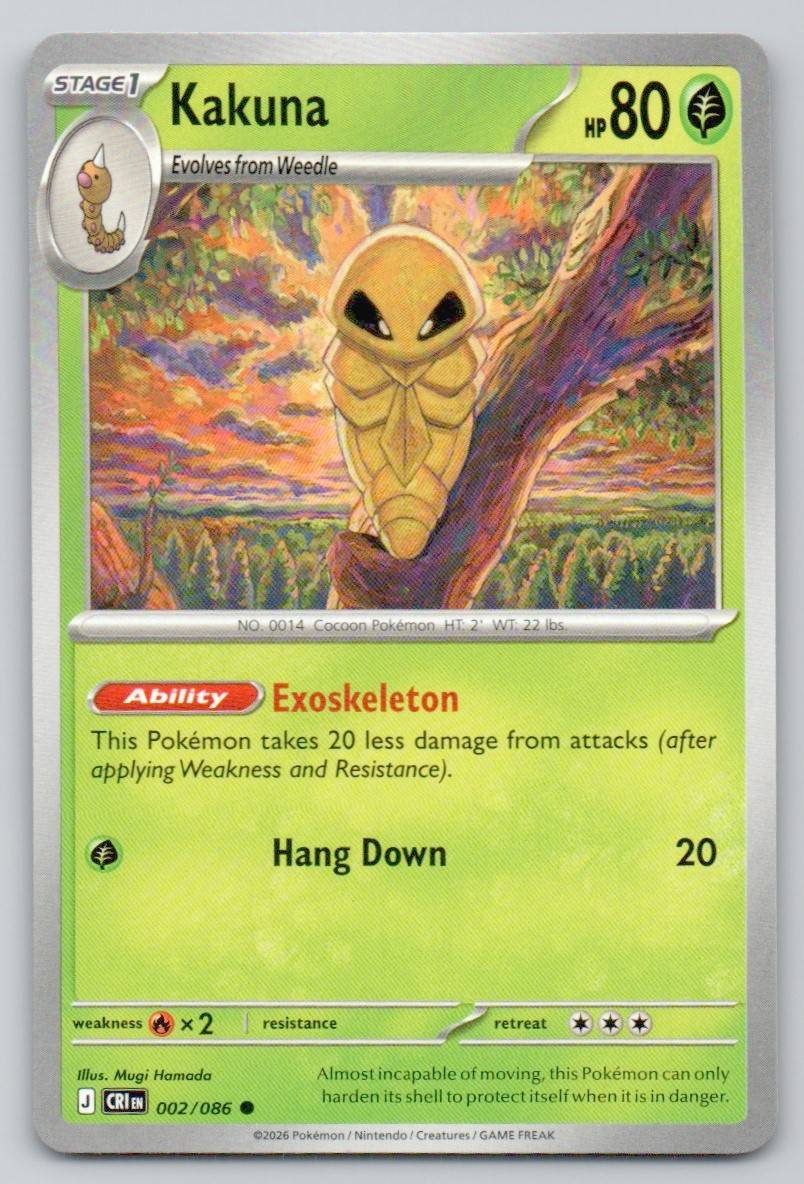 Kakuna 002 NOR Card - ME04: Chaos Rising