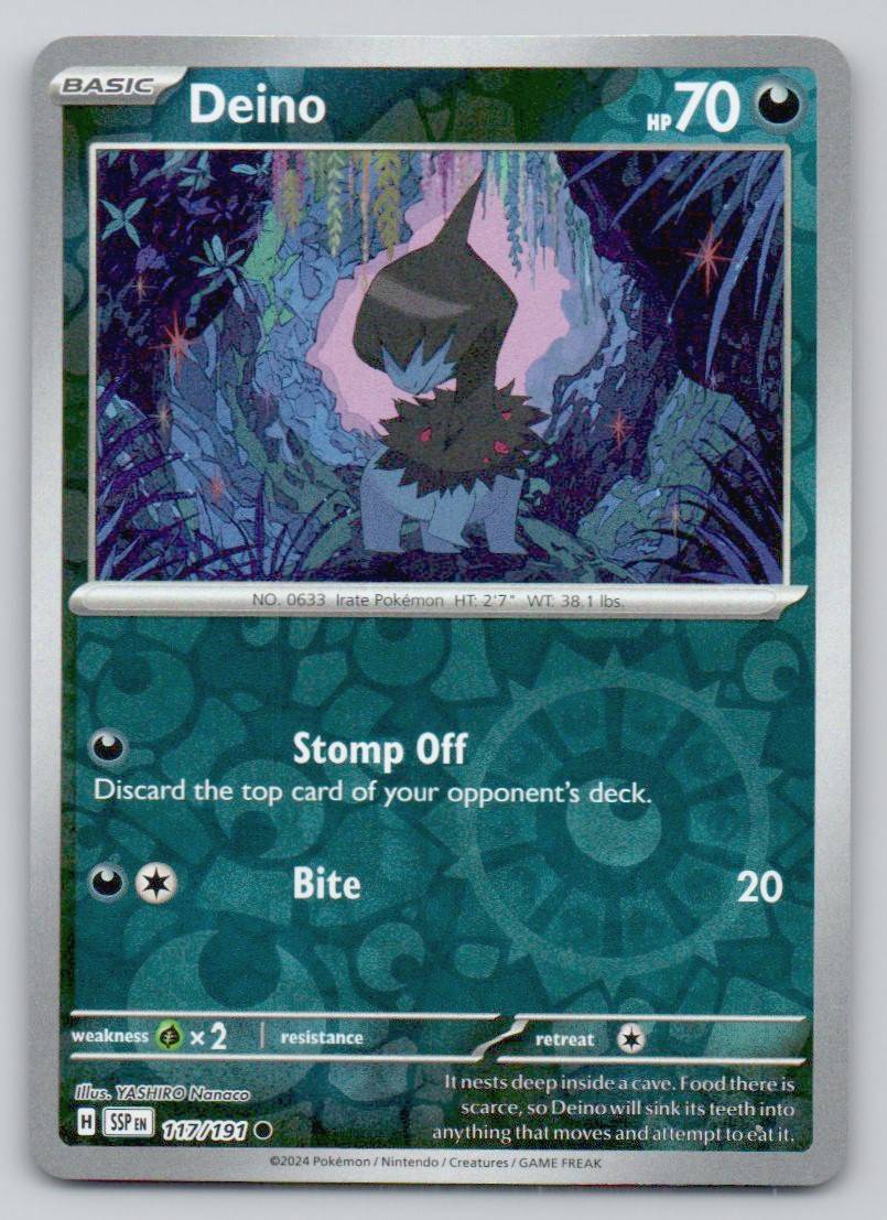 Deino 117 REV Card - Surging Sparks