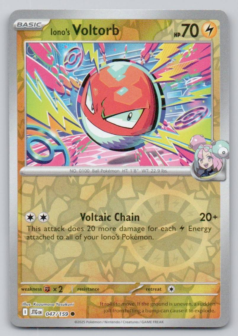 Iono's Voltorb 047 REV Card - Journey Together