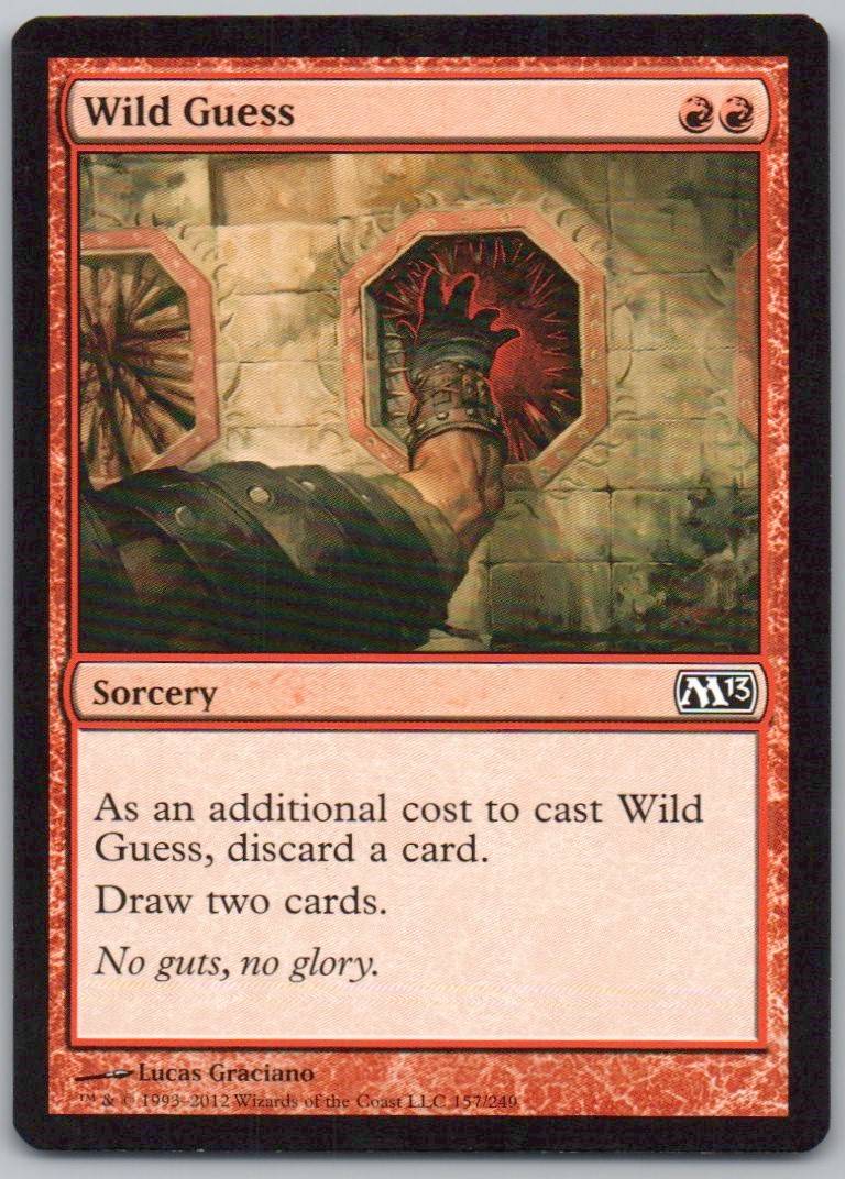 Wild Guess 157 Normal Sorcery Card - Magic 2013