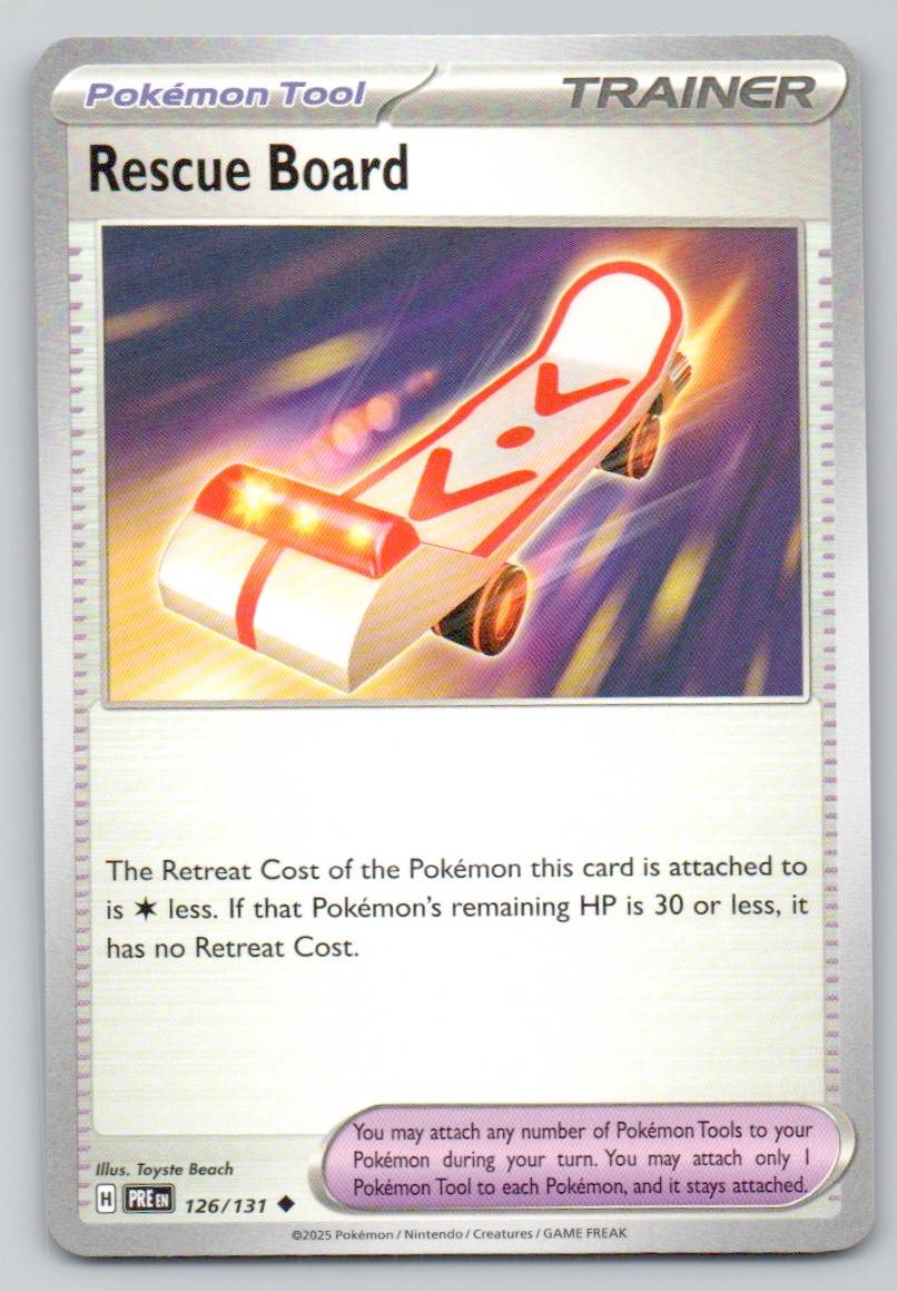Rescue Board 126 NOR Card - Prismatic Evolutions