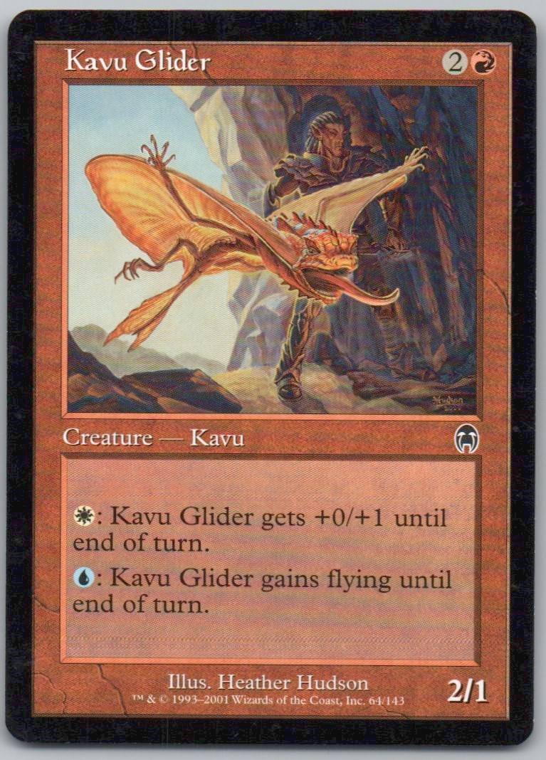 Kavu Glider 64 Normal Creature Card - Apocalypse