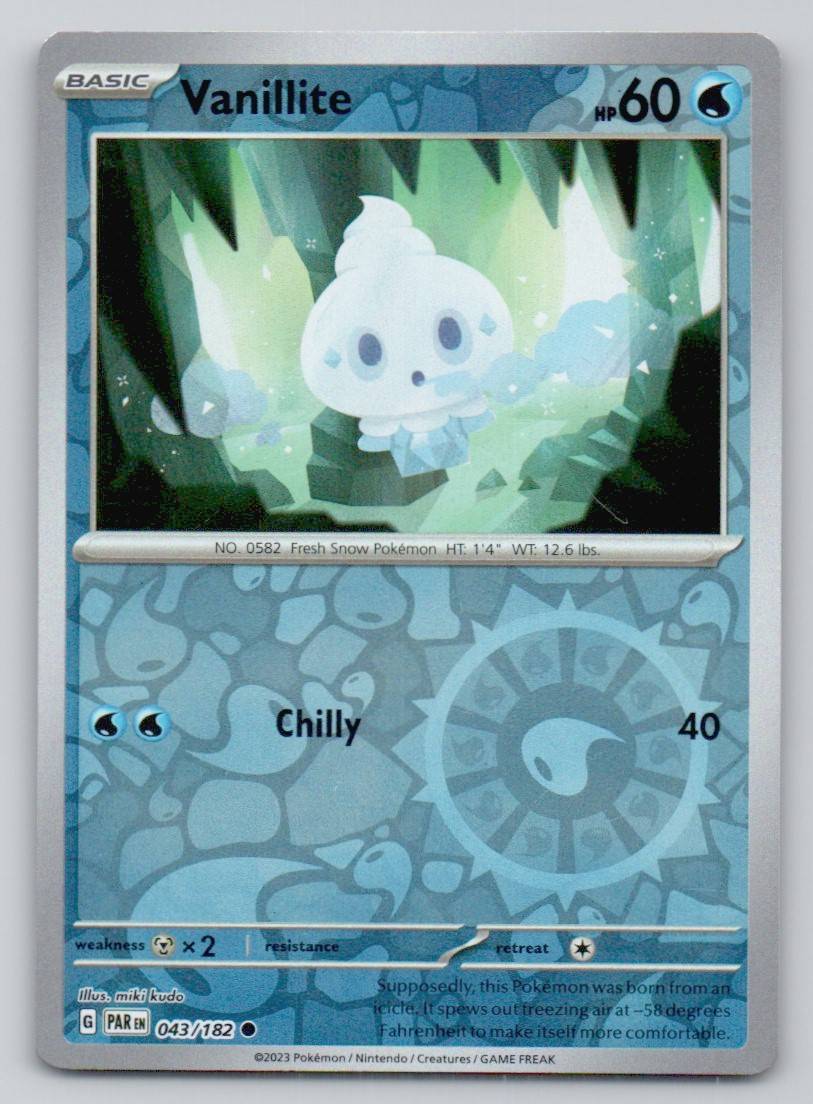 Vanillite 043 REV Card - Paradox Rift