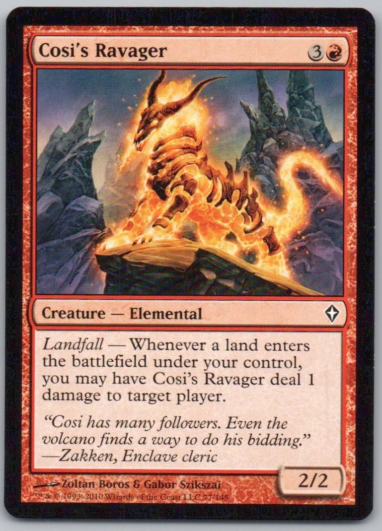 Cosi's Ravager 77 Normal Creature Card - Worldwake