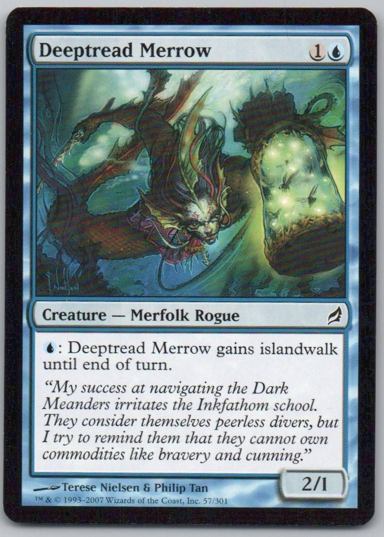 Deeptread Merrow 57 Normal Creature Card - Lorwyn