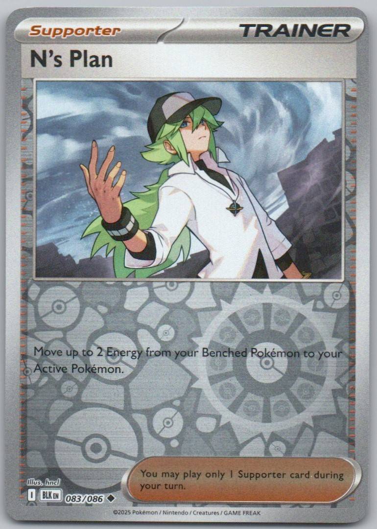 N's Plan 083 REV Card - Black Bolt