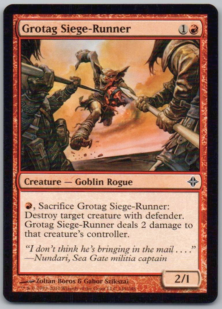 Grotag Siege-Runner 149 Normal Creature Card - Rise of the Eldrazi