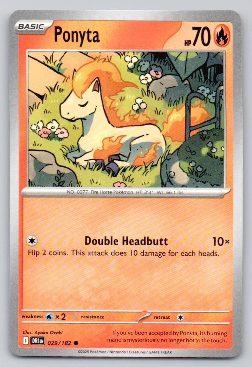 Ponyta 029 NOR Card - Destined Rivals