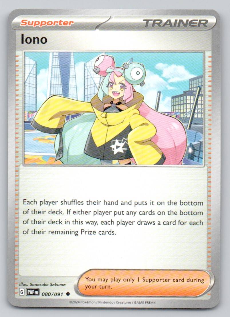 Iono 080 NOR Card - Paldean Fates