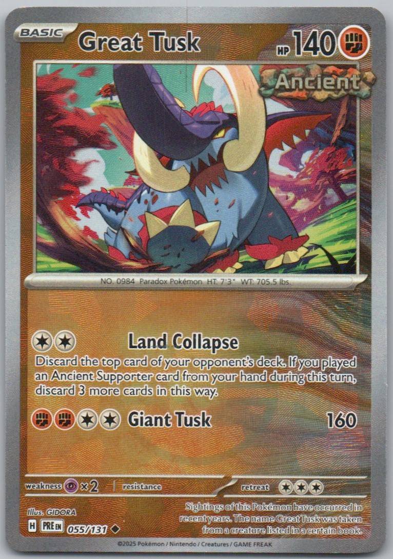 55 - Great Tusk (Poke Ball Pattern)
