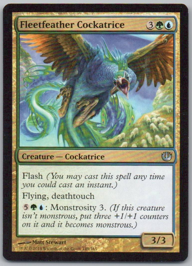Fleetfeather Cockatrice 149 Normal Creature Card - Journey Into Nyx