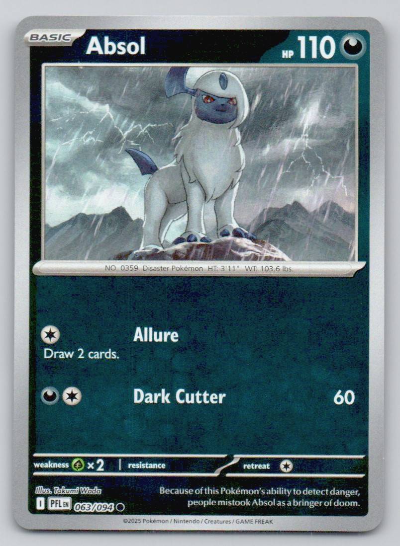 Absol 063 REV Card - Phantasmal Flames