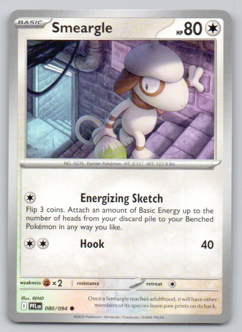Smeargle 080 NOR Card - Phantasmal Flames
