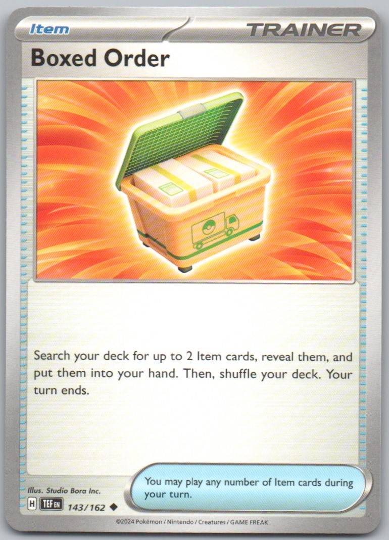Boxed Order 143 NOR Card - Temporal Forces