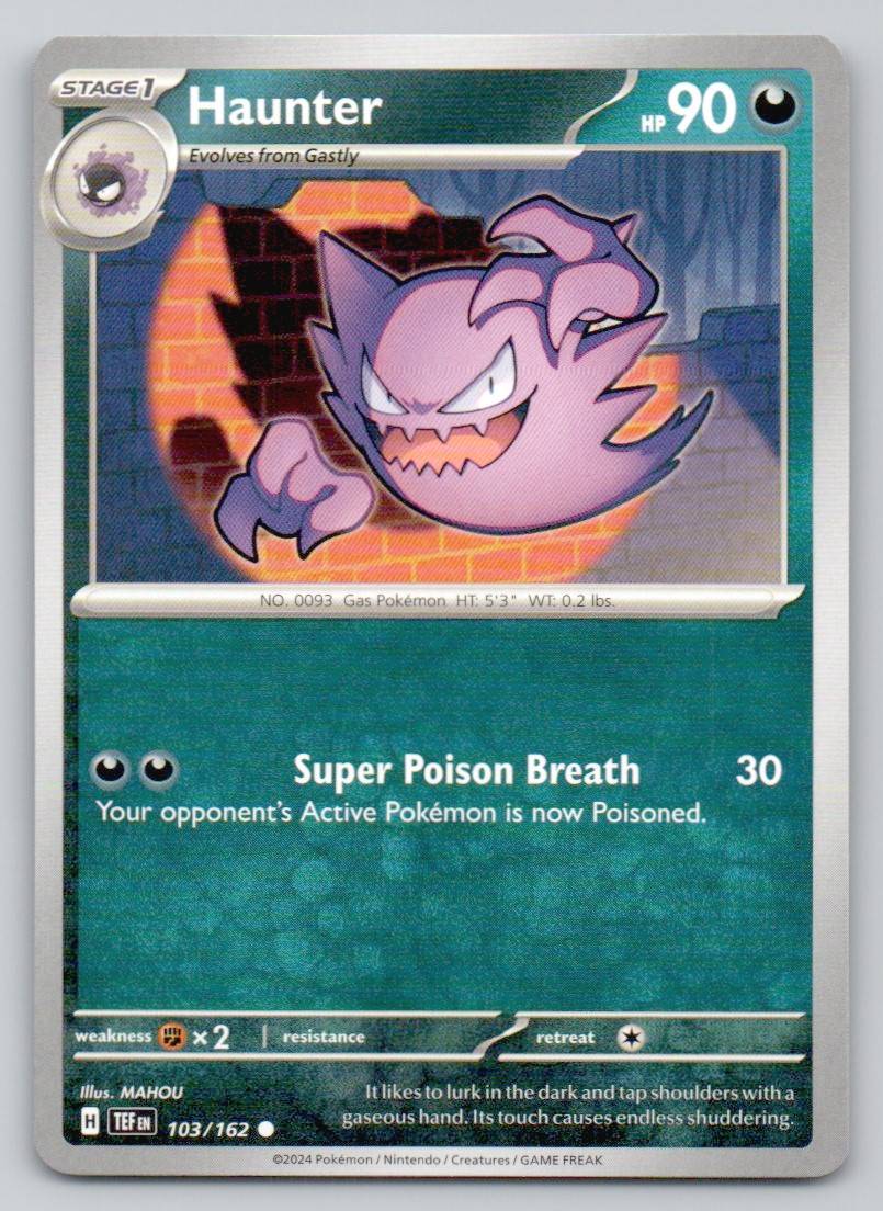Haunter 103 NOR Card - Temporal Forces