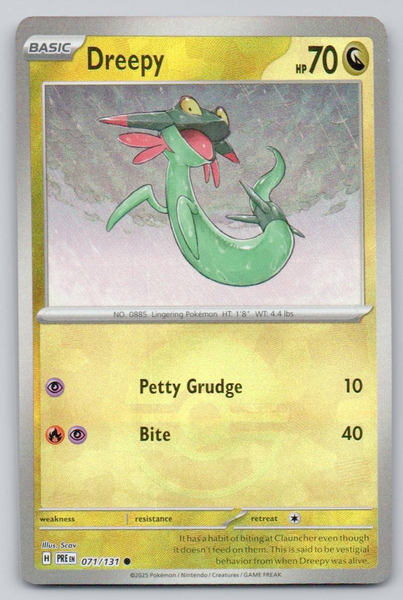Dreepy (Poke Ball Pattern) 071 HOL Card - Prismatic Evolutions