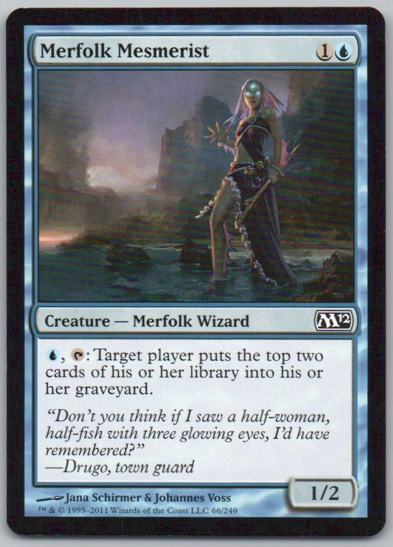 Merfolk Mesmerist 66 Normal Creature Card - Magic 2012