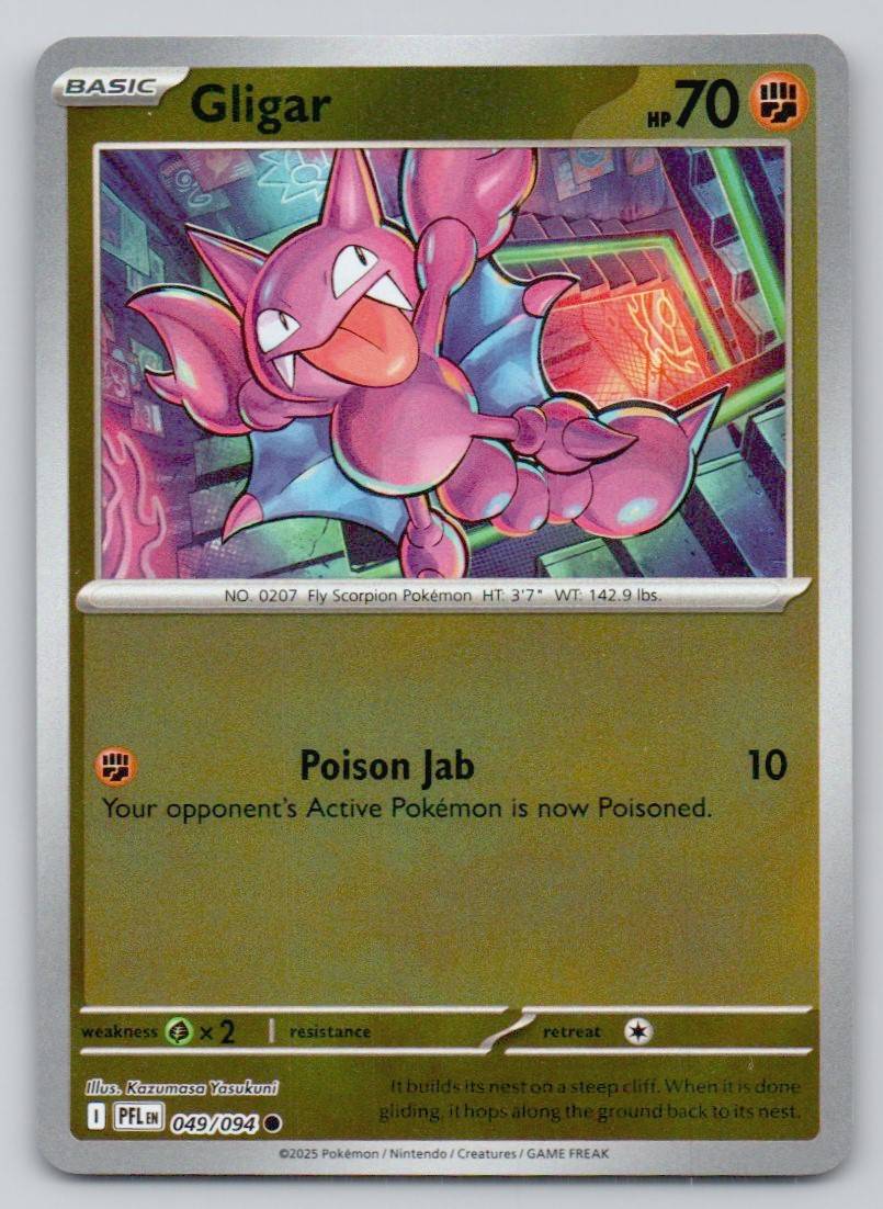 Gligar 049 REV Card - Phantasmal Flames