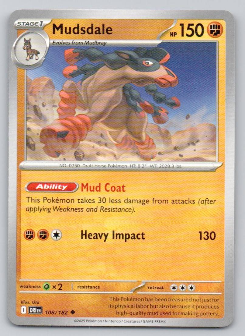 Mudsdale 108 NOR Card - Destined Rivals