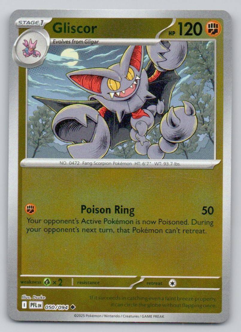 Gliscor 050 REV Card - Phantasmal Flames