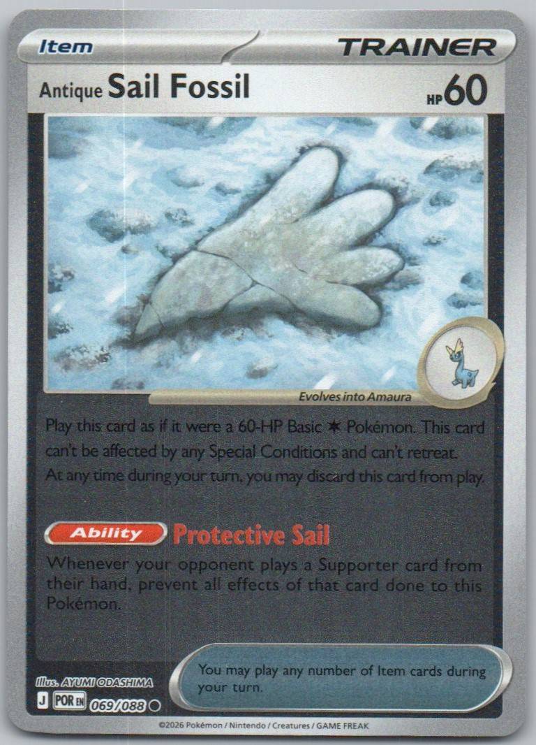 69 - Antique Sail Fossil