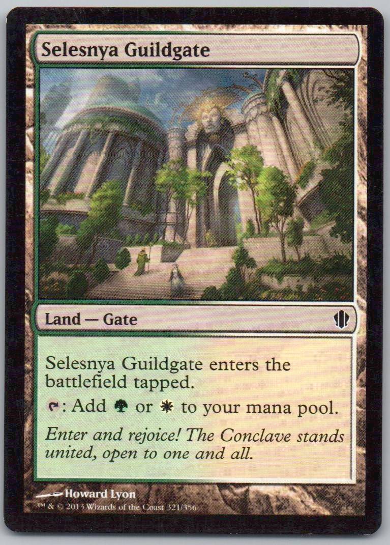 Selesnya Guildgate 321 Normal Land Card - Commander 2013