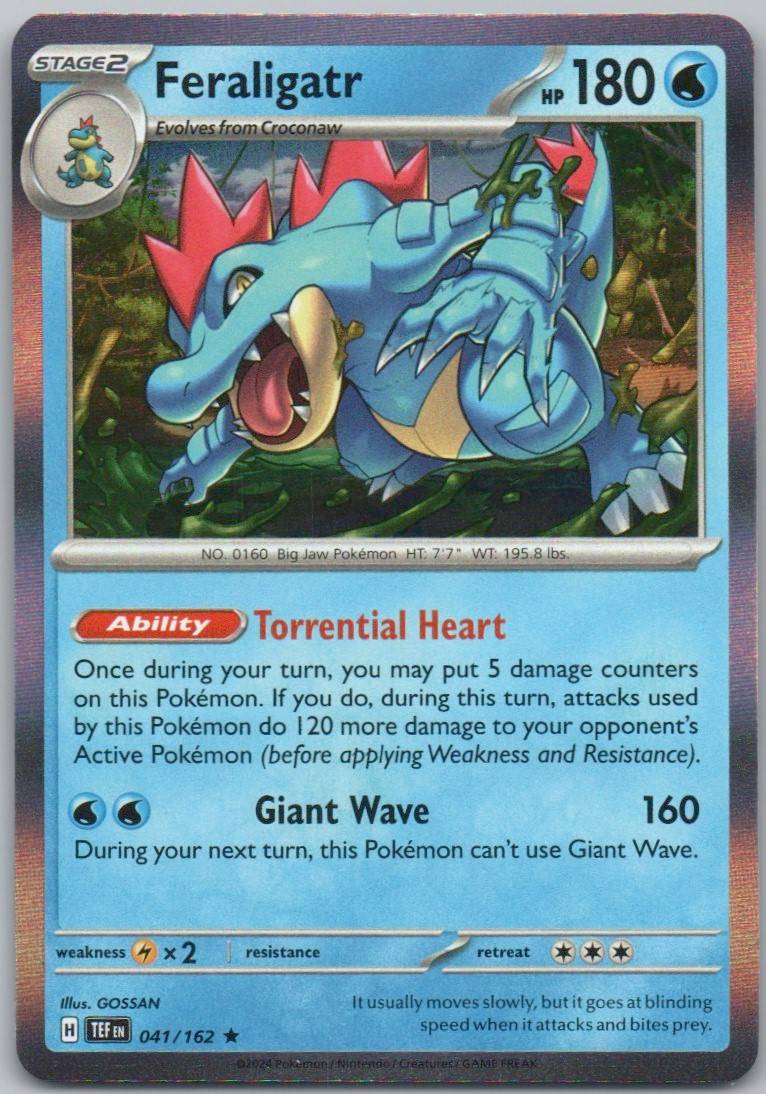 Feraligatr 041 NOR Card - Deck Exclusives