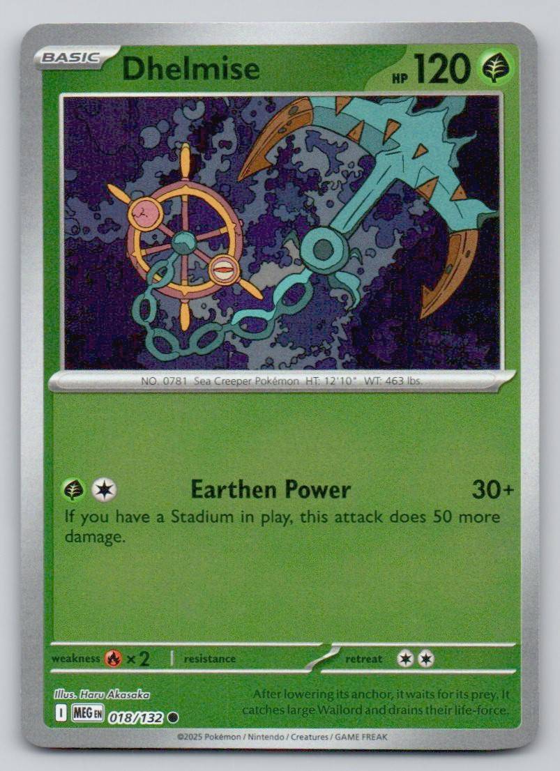 Dhelmise 018 REV Card - Mega Evolution