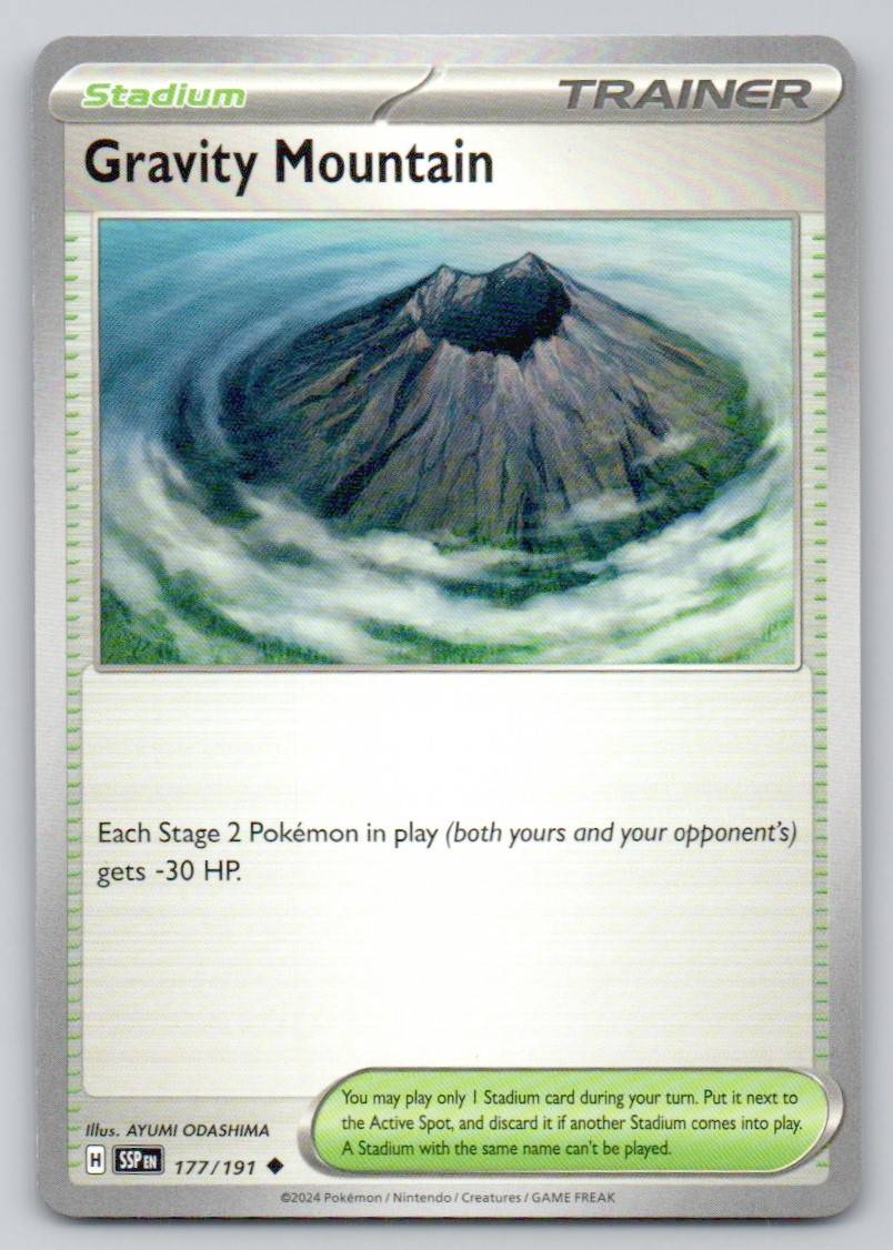Gravity Mountain 177 NOR Card - Surging Sparks