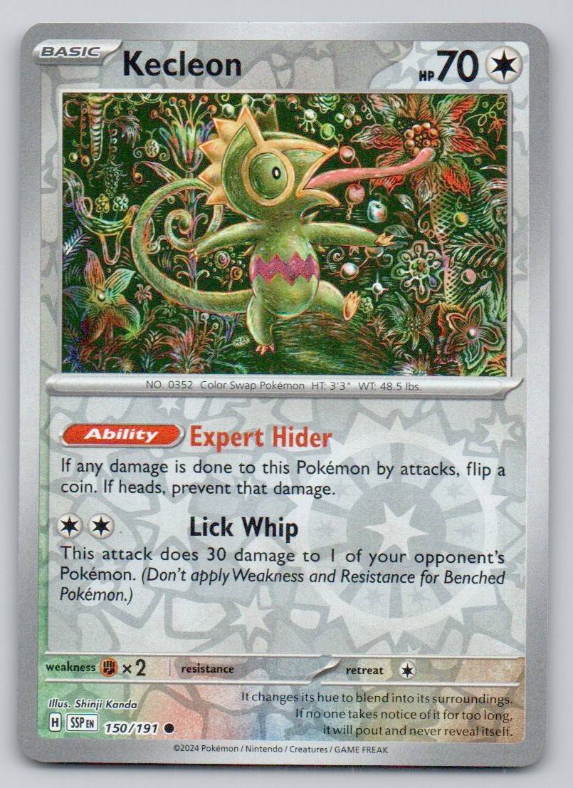 Kecleon 150 REV Card - Surging Sparks
