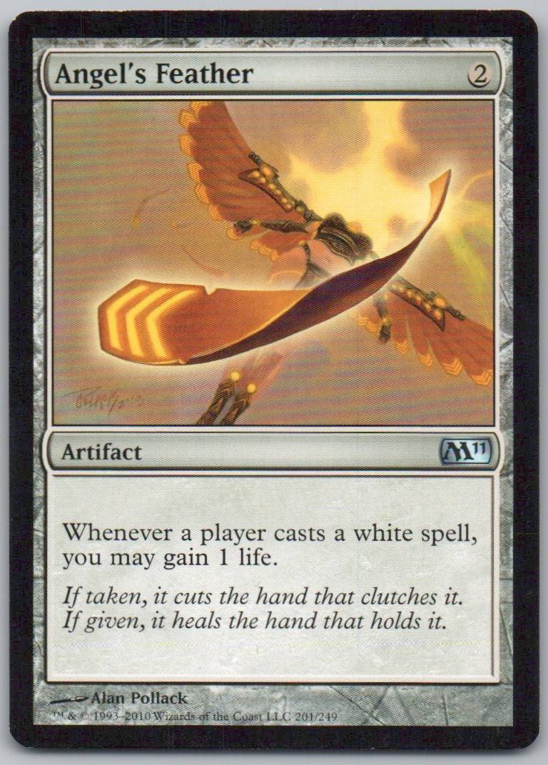 Angel's Feather 201 Normal Artifact Card - Magic 2011
