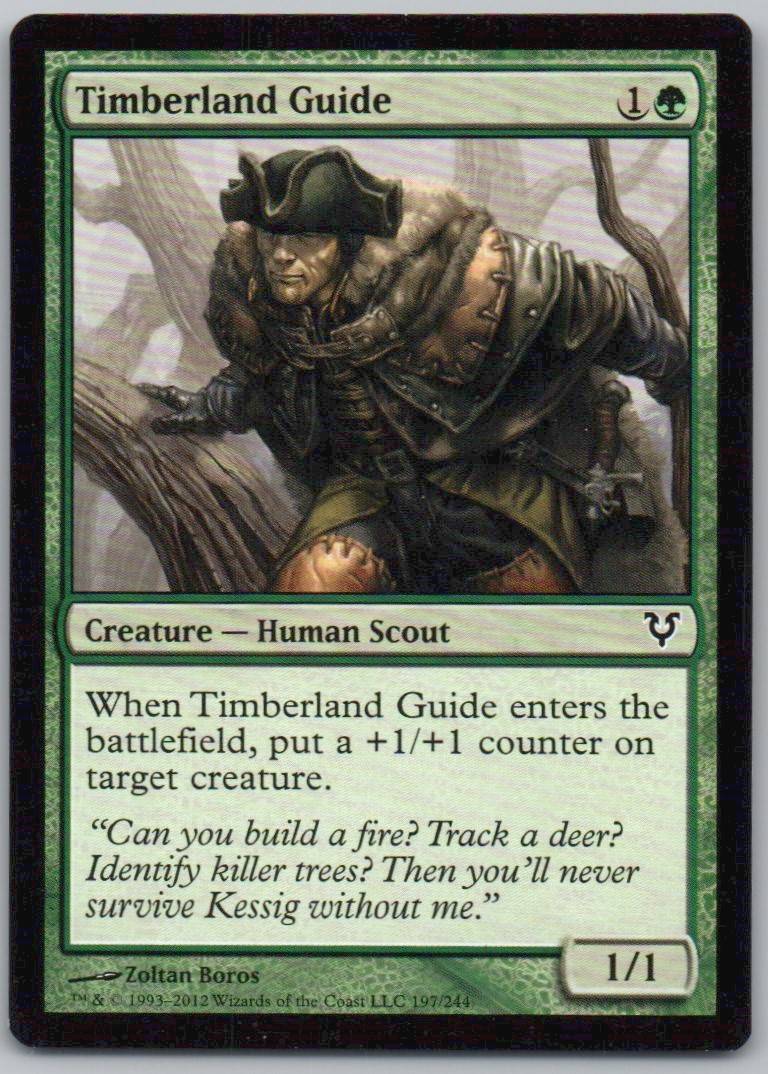 Timberland Guide 197 Normal Creature Card - Avacyn Restored