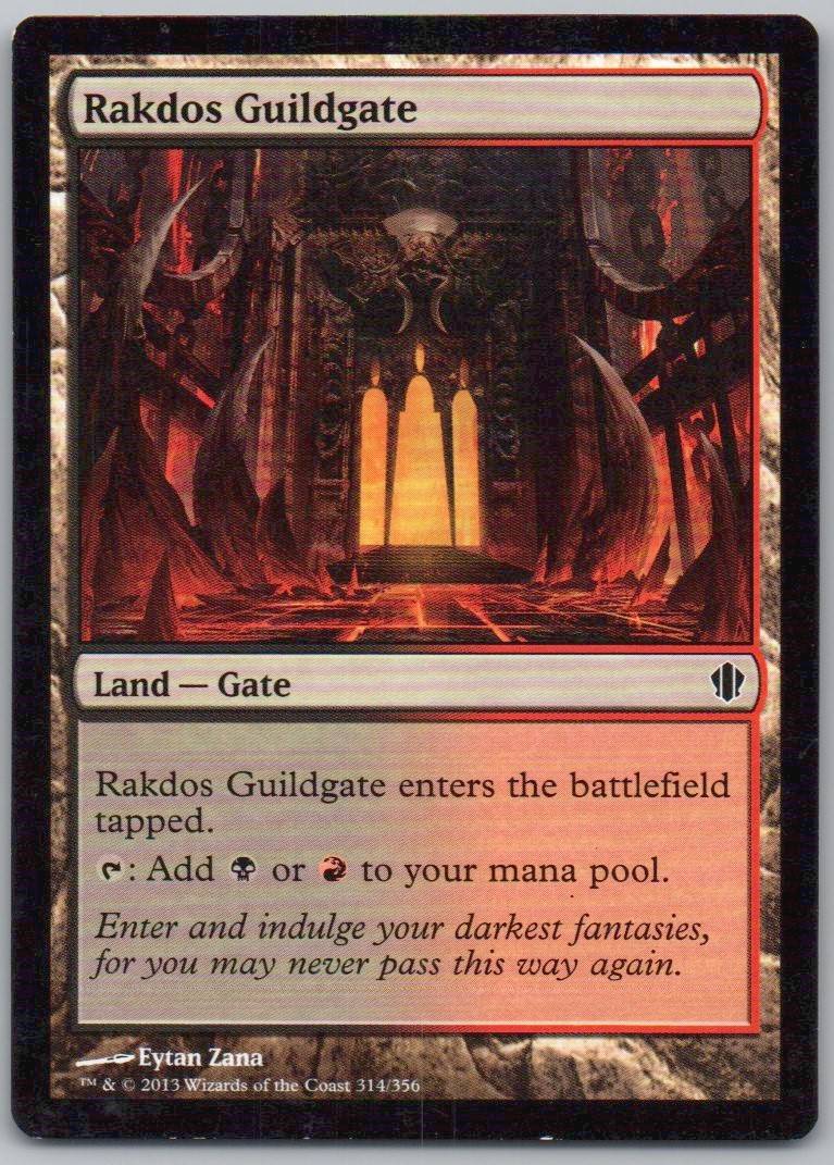 Rakdos Guildgate 314 Normal Land Card - Commander 2013
