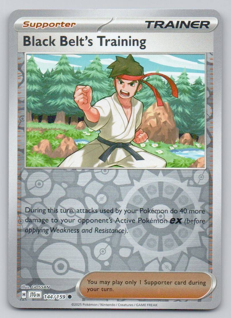 Black Belt's Training 144 REV Card - Journey Together