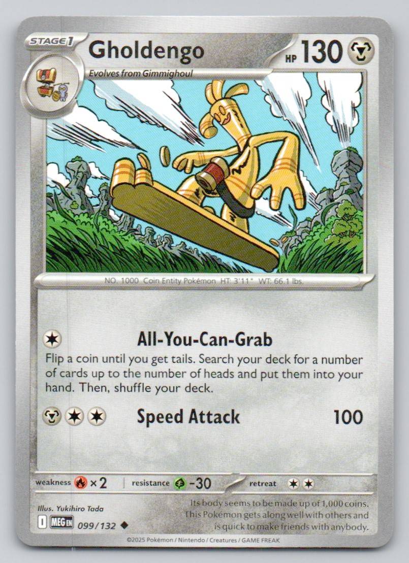 Gholdengo 099 NOR Card - Mega Evolution