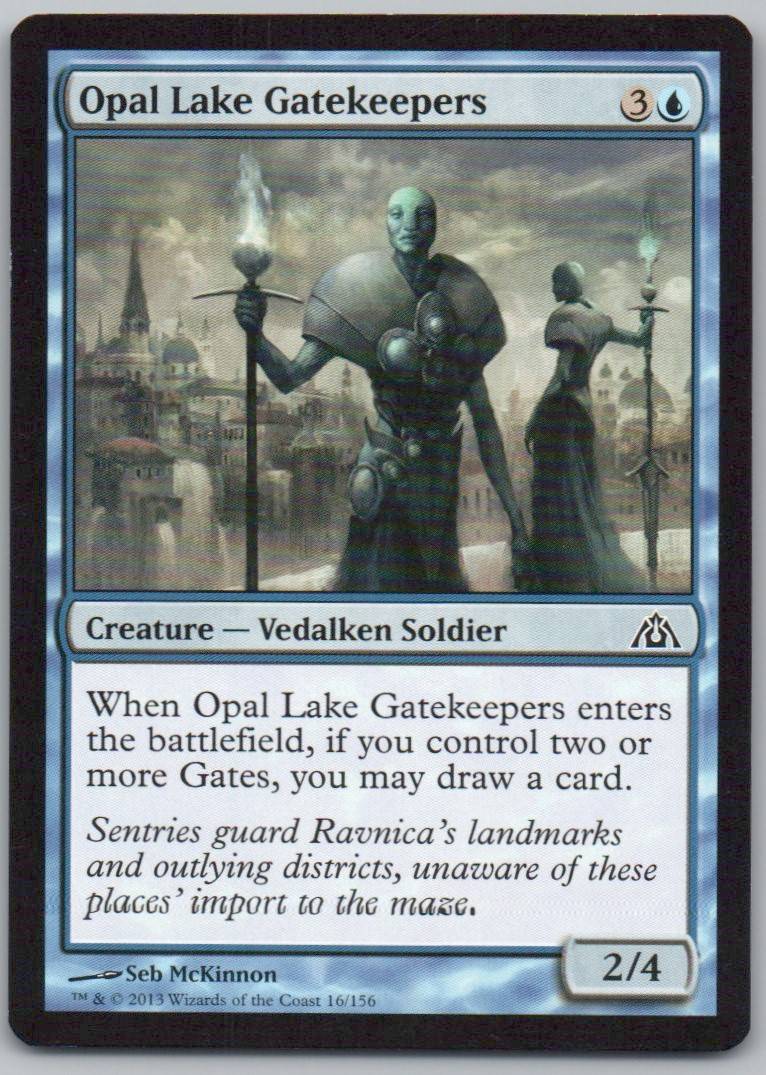 Opal Lake Gatekeepers 16 Normal Creature Card - Dragon's Maze